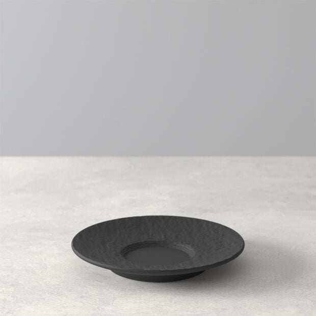 Manufacture Rock Espresso Cup Saucer, black,12 x 12 x 2cm