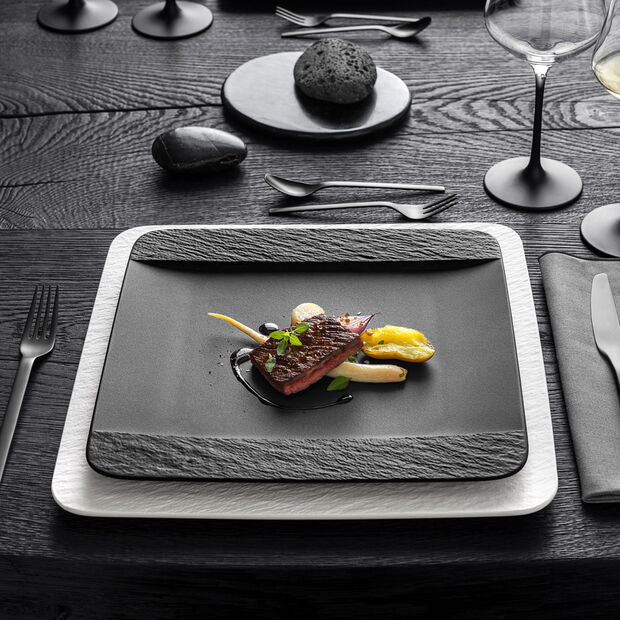 Manufacture Rock Square Dinner Plate 28 x 28 x 2 cm