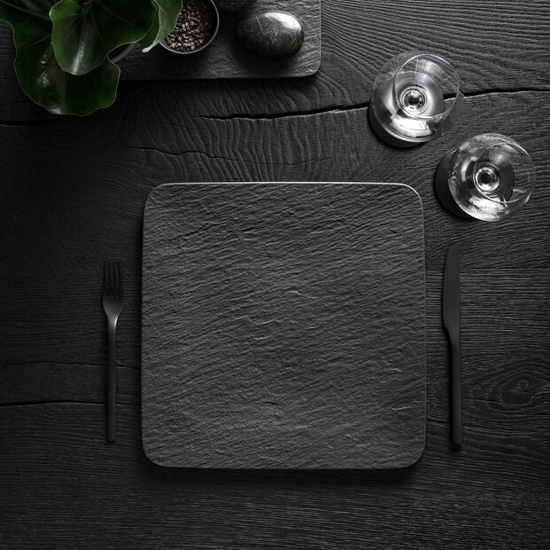 Manufacture Rock Square Serving/Gourmet Plate 32.5 x 32.5 x 1.5 cm