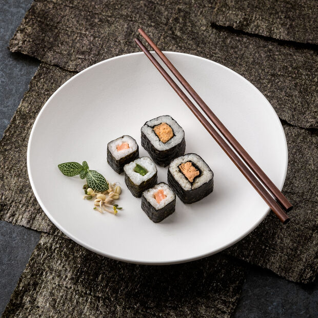 Manufacture Rock Blanc Flat Bowl