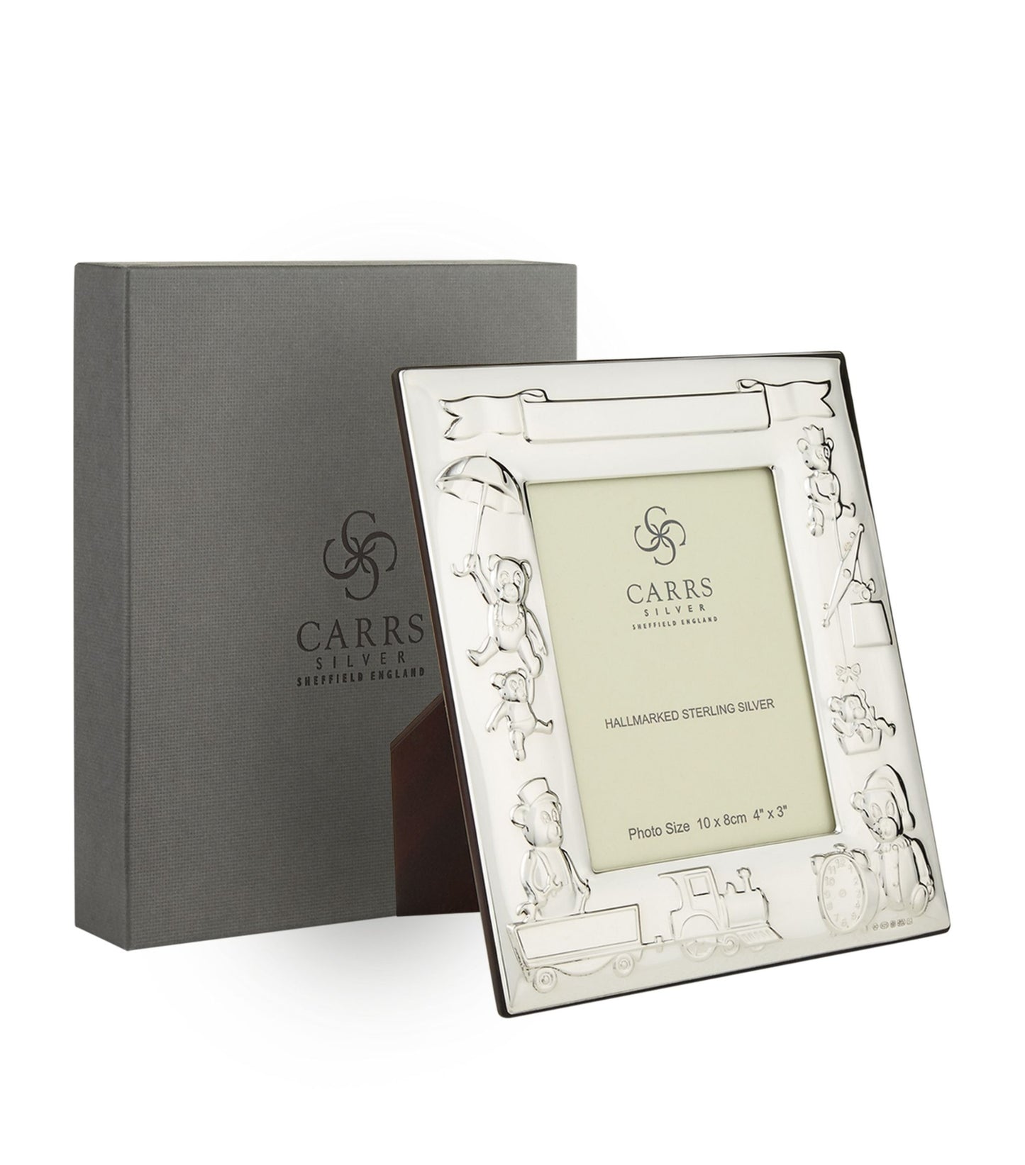 Child's Christening Toy Photo Frame Sterling Silver (4'' x 3'')