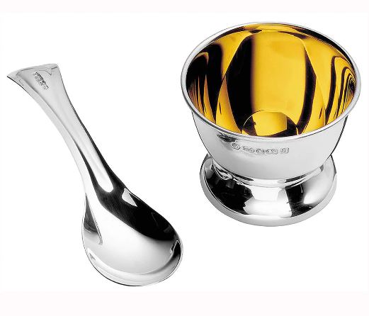 Child's Sterling Silver Egg Cup & Spoon