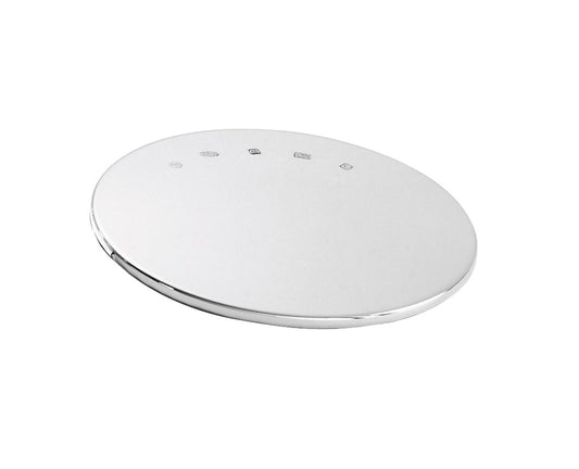Single Sterling Silver Drinks Coaster